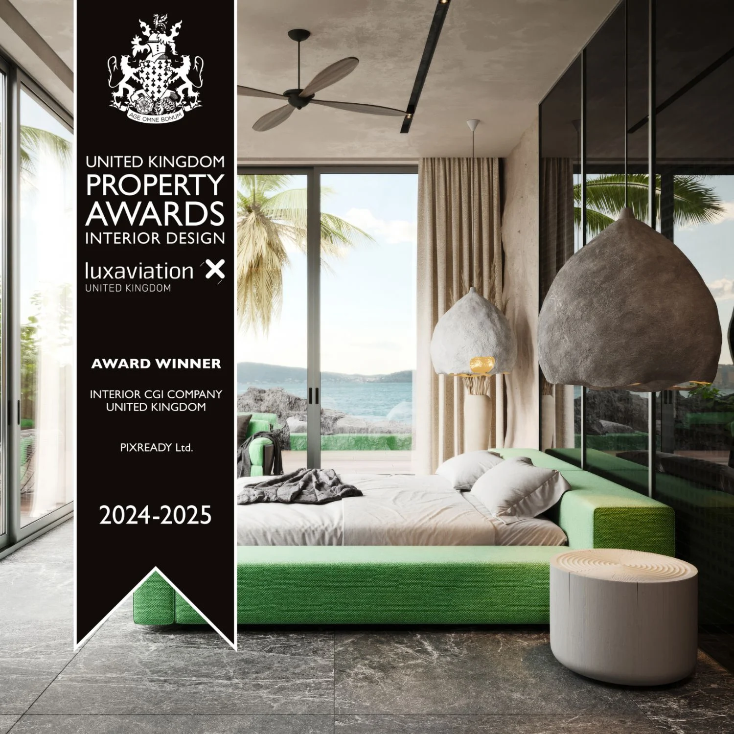 Tropical Paradise: 3D Rendering of Luxurious Island Villas