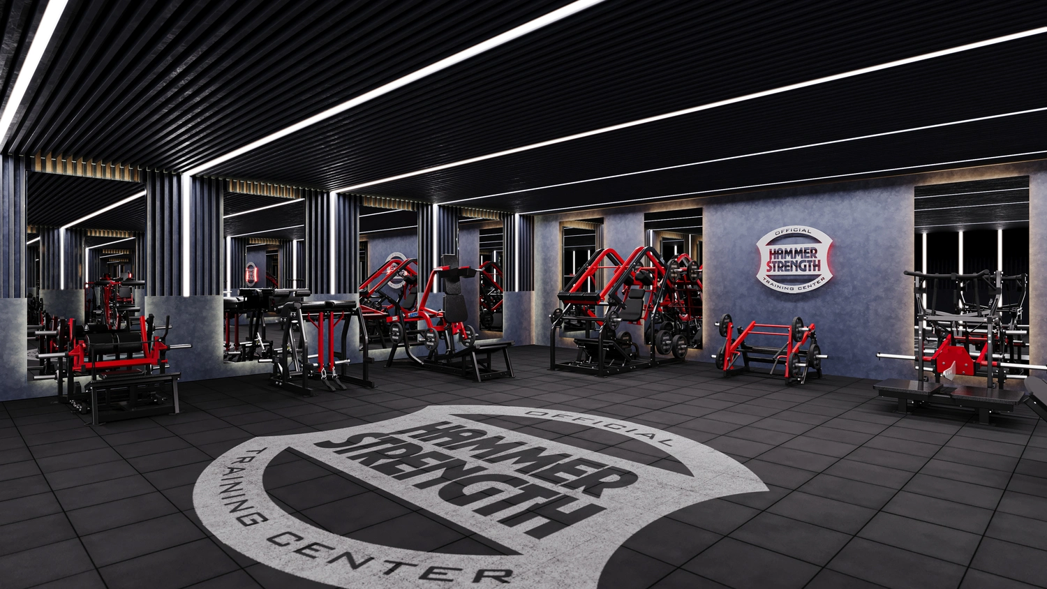 interior gym render