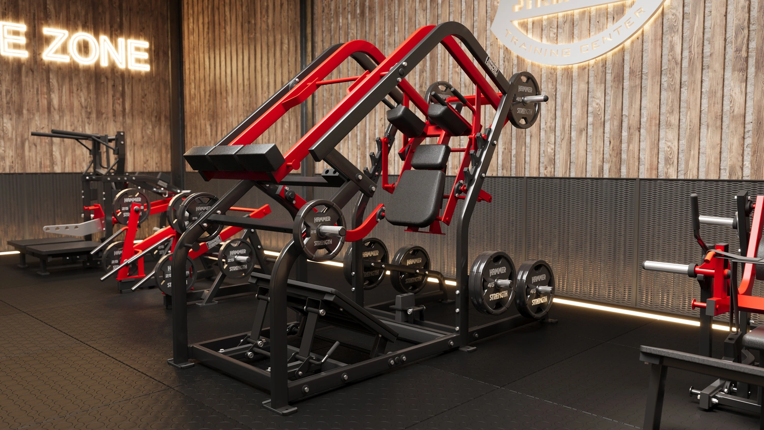 3D rendering of a gym