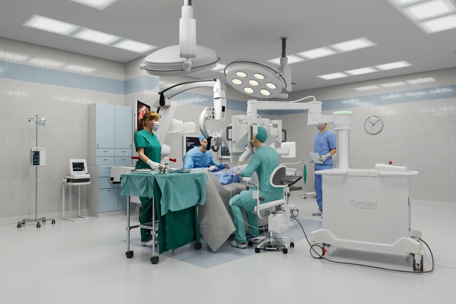 Medical 3D rendering for surgical robotics