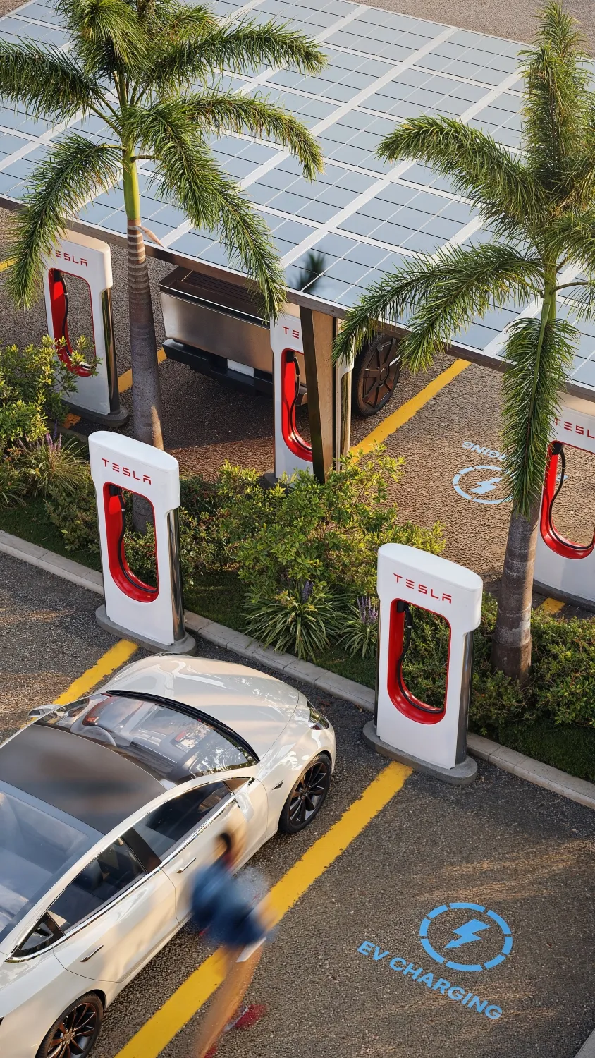 Tesla EV charger 2