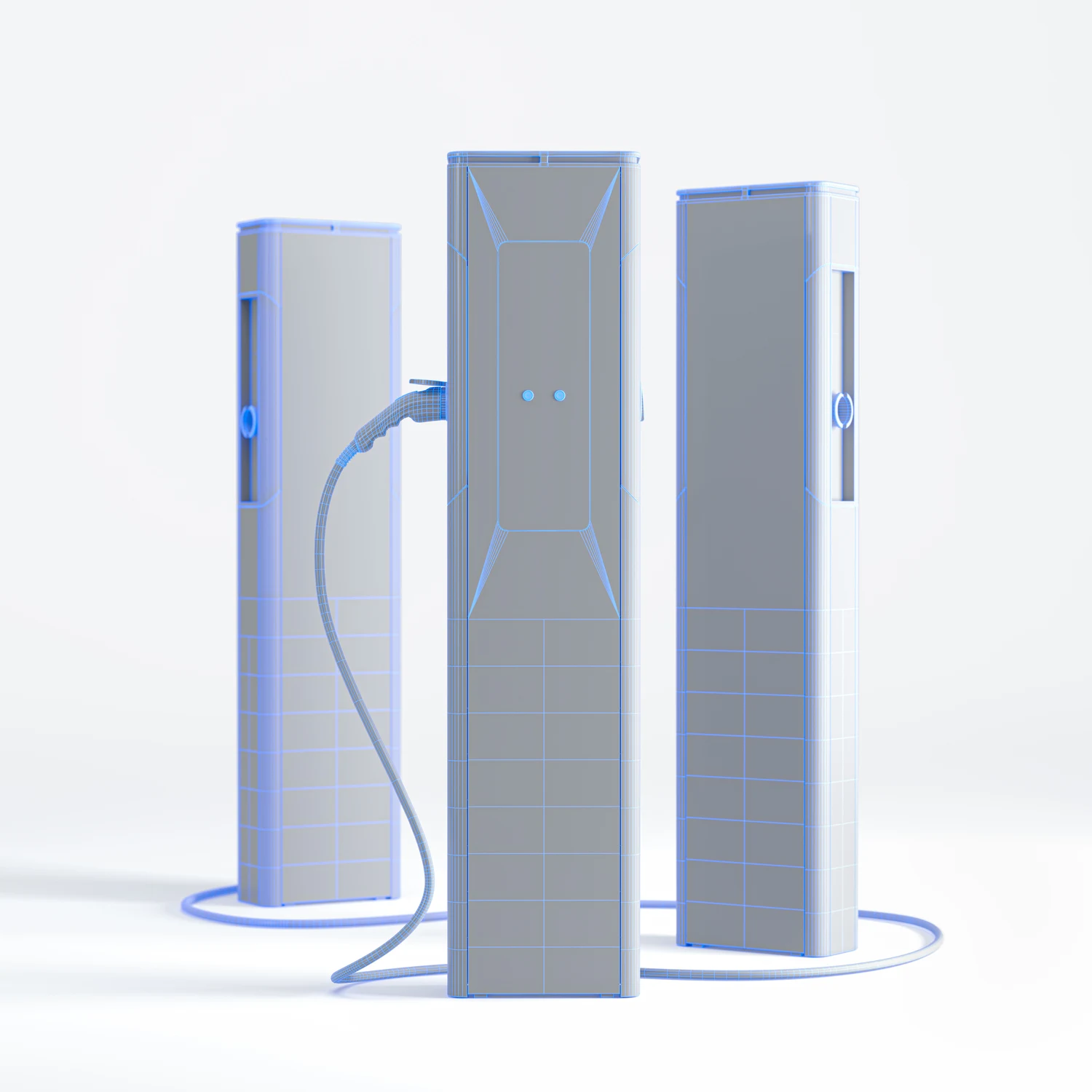 3D model of charging equipment