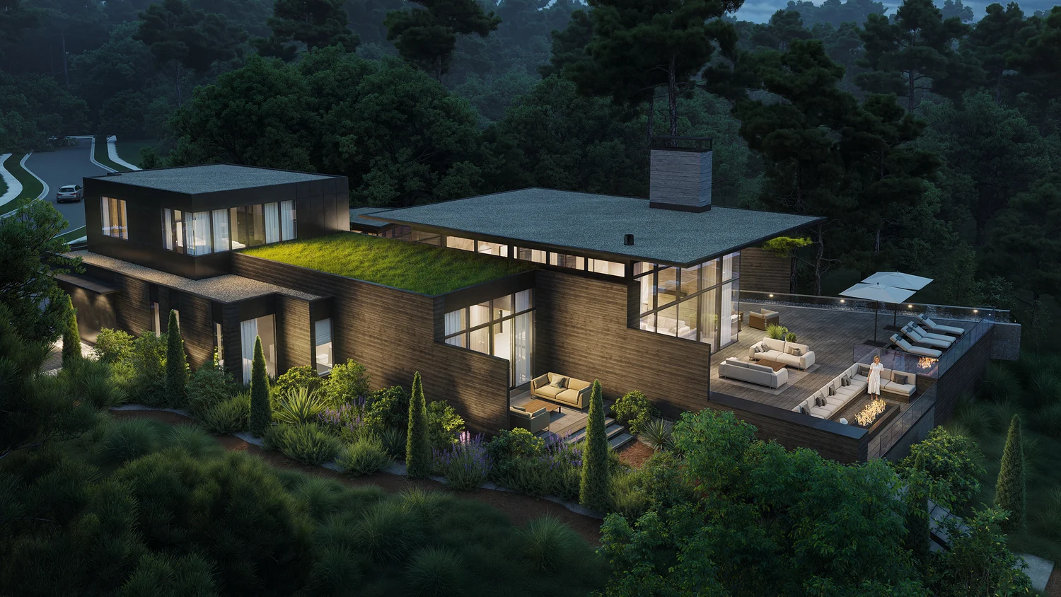 Cottage 3D animation