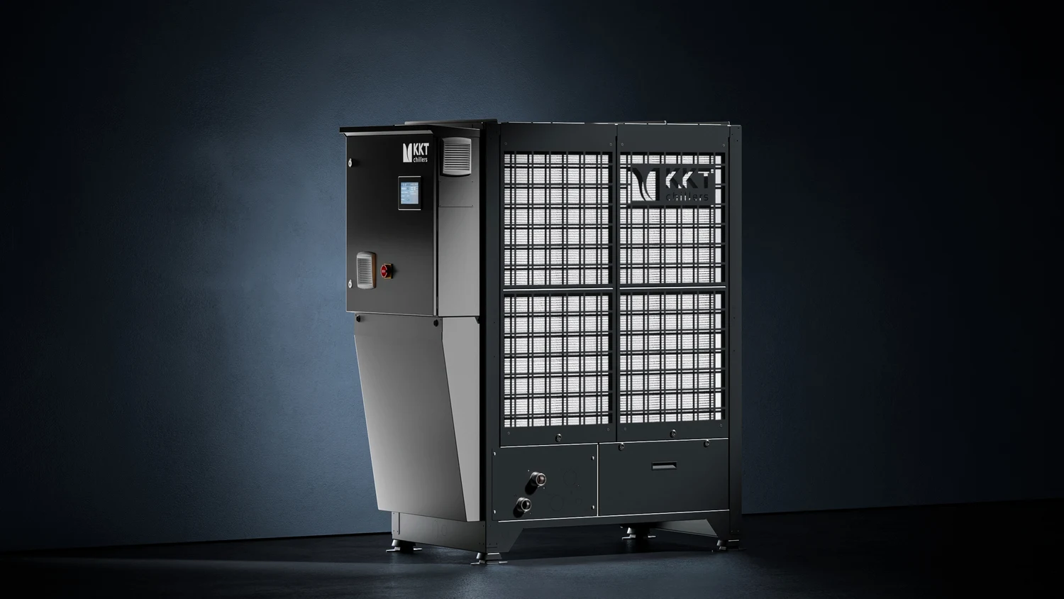 Industrial cooling unit product renders