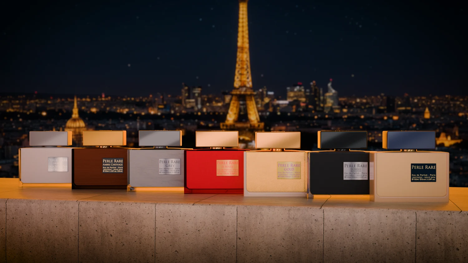 3D Animation Of Perfume Collection 