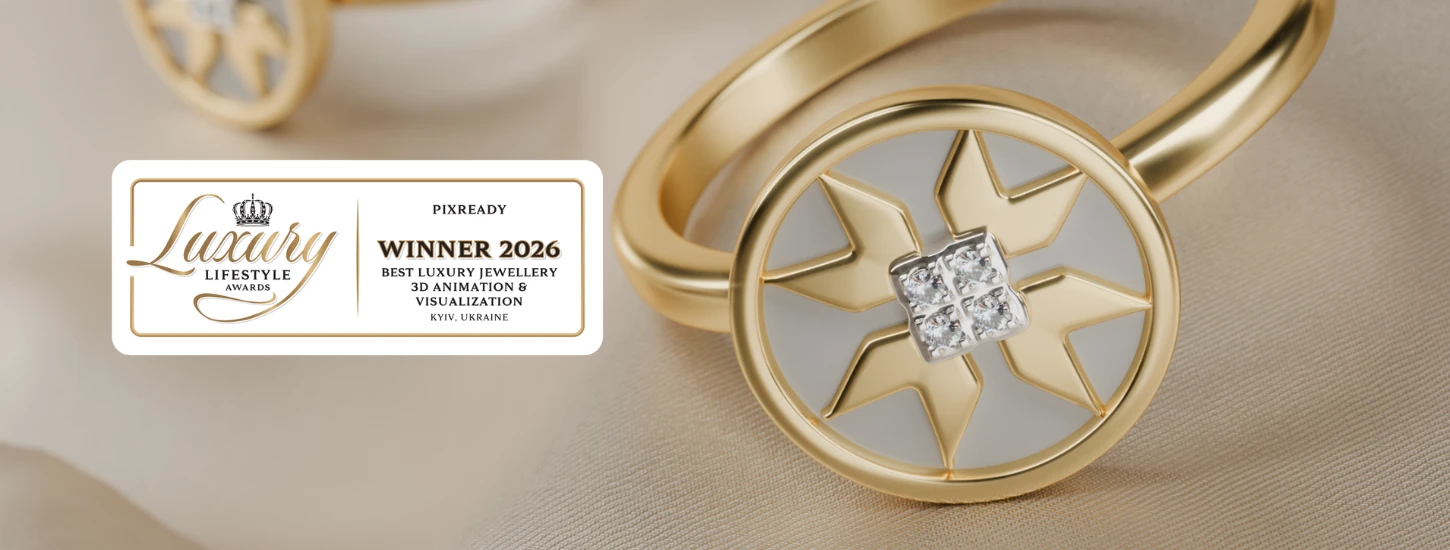 PIXREADY Wins Best Luxury Jewelry 3D Animation & Visualization at Luxury Lifestyle Awards 2026