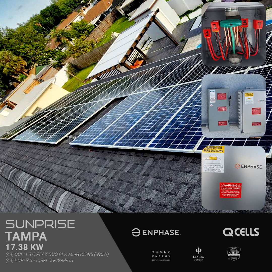 Tampa QCell Peak Duo Installation