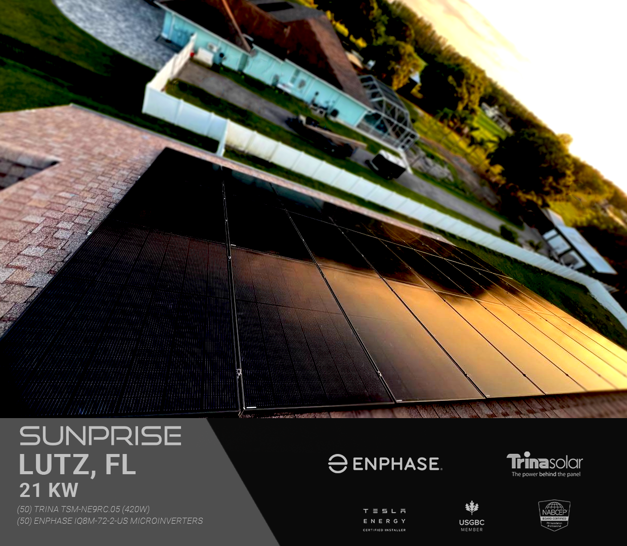 Lutz FL Trina Solar Installation