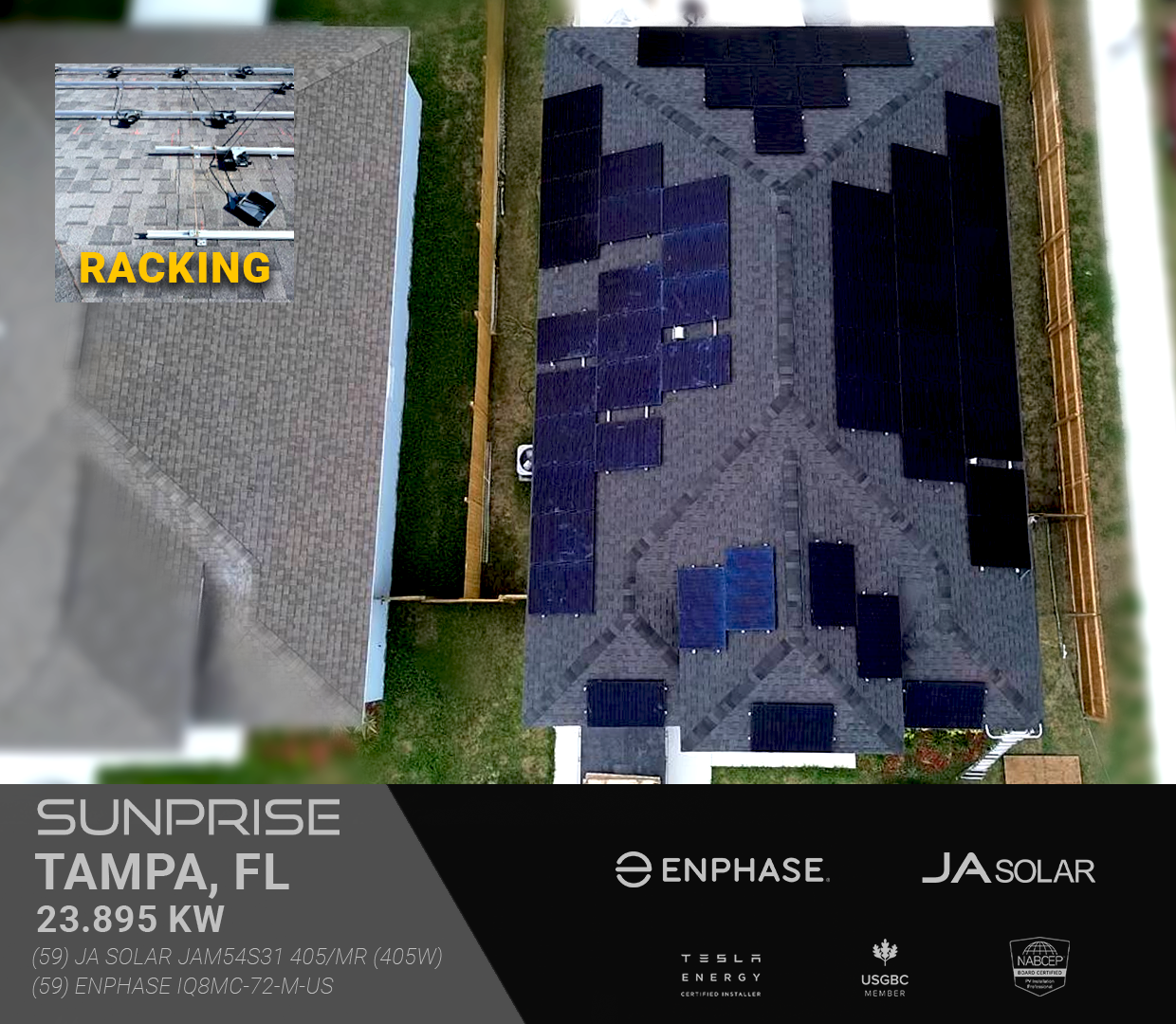 Tampa JA Solar Installation