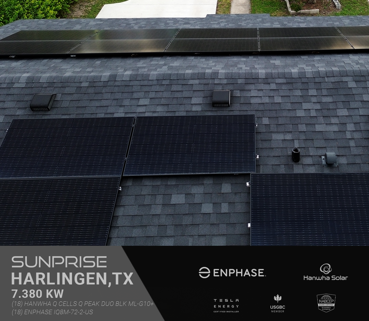 Harlingen 7.38kW Installation