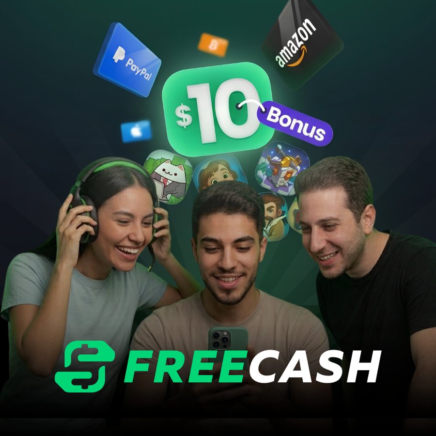 Freecash campaign still