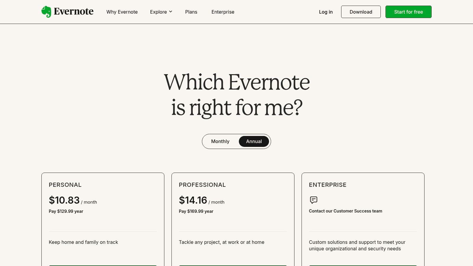 Evernote (notes, web clippings, tasks) + student discount