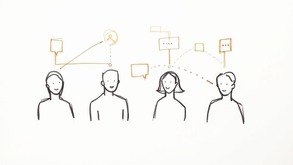 A calendar showing a week with different time blocks for various projects.