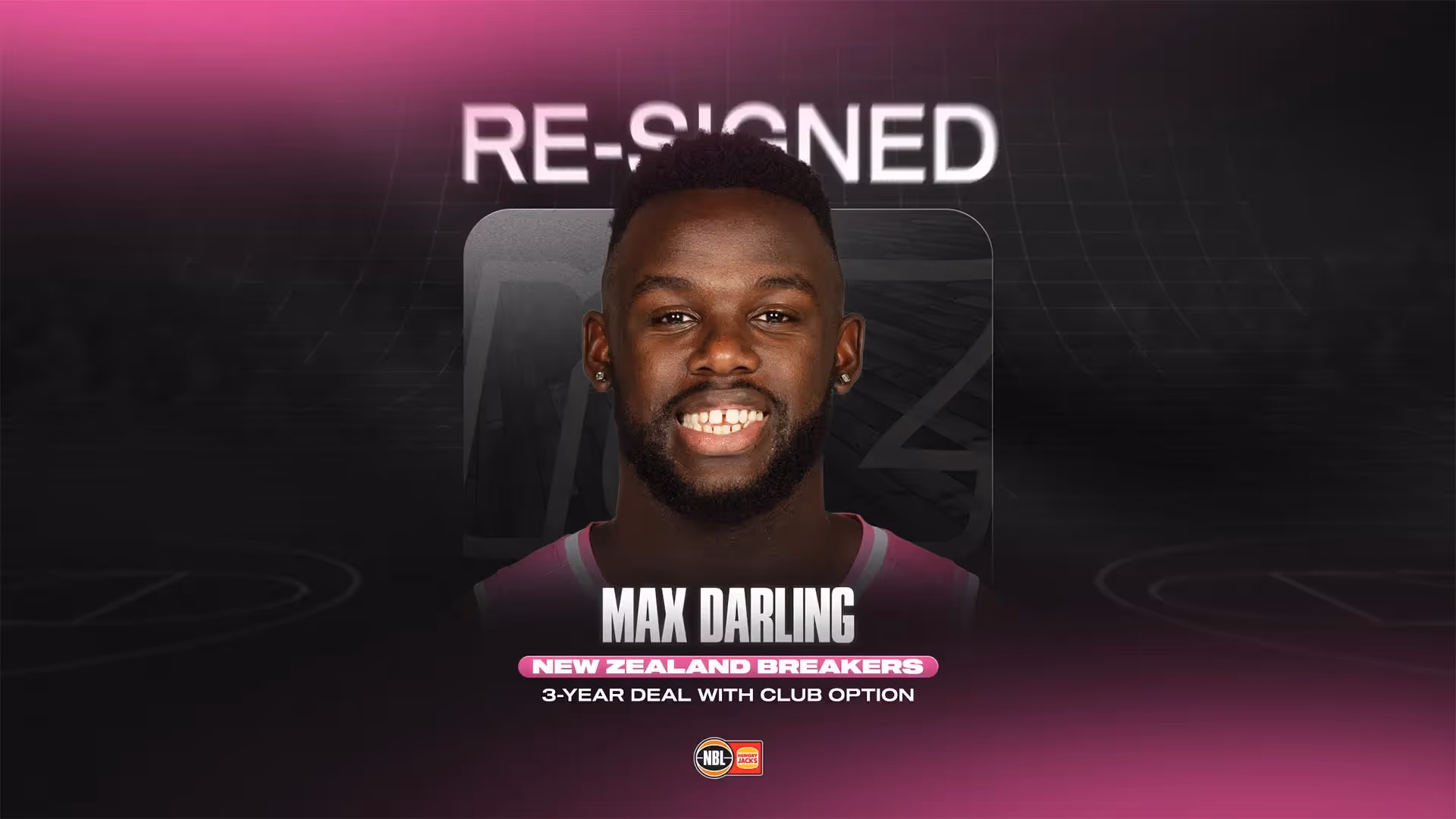 Breakers elevate Darling to full roster spot