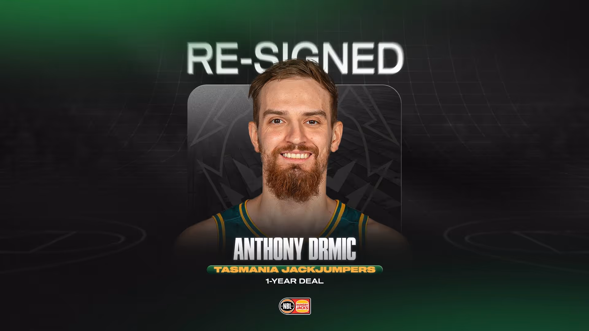 Drmic re-signs with JackJumpers