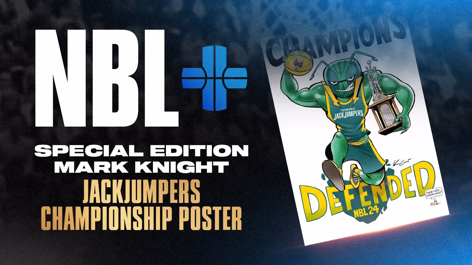 Get your FREE Tasmania JackJumpers championship poster!