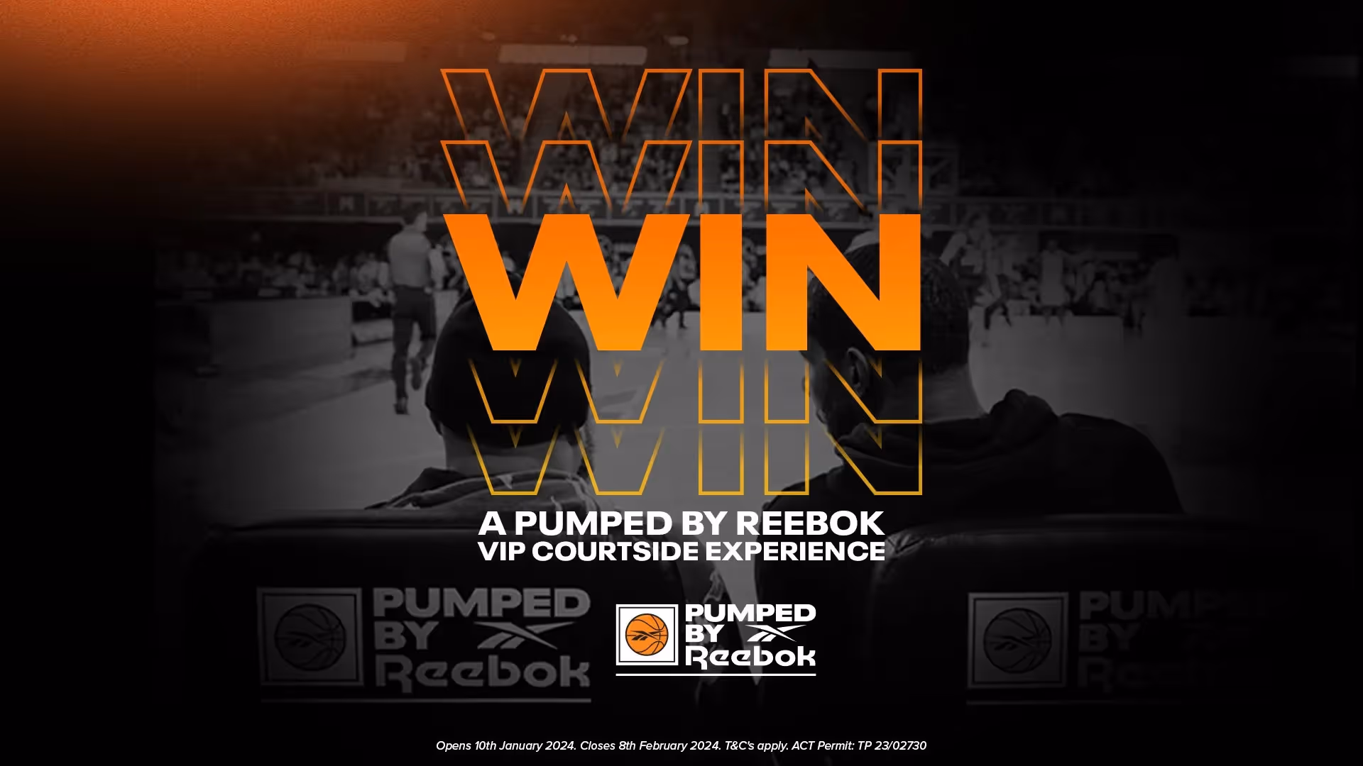 WIN: 'Pumped by Reebok' VIP courtside seats!