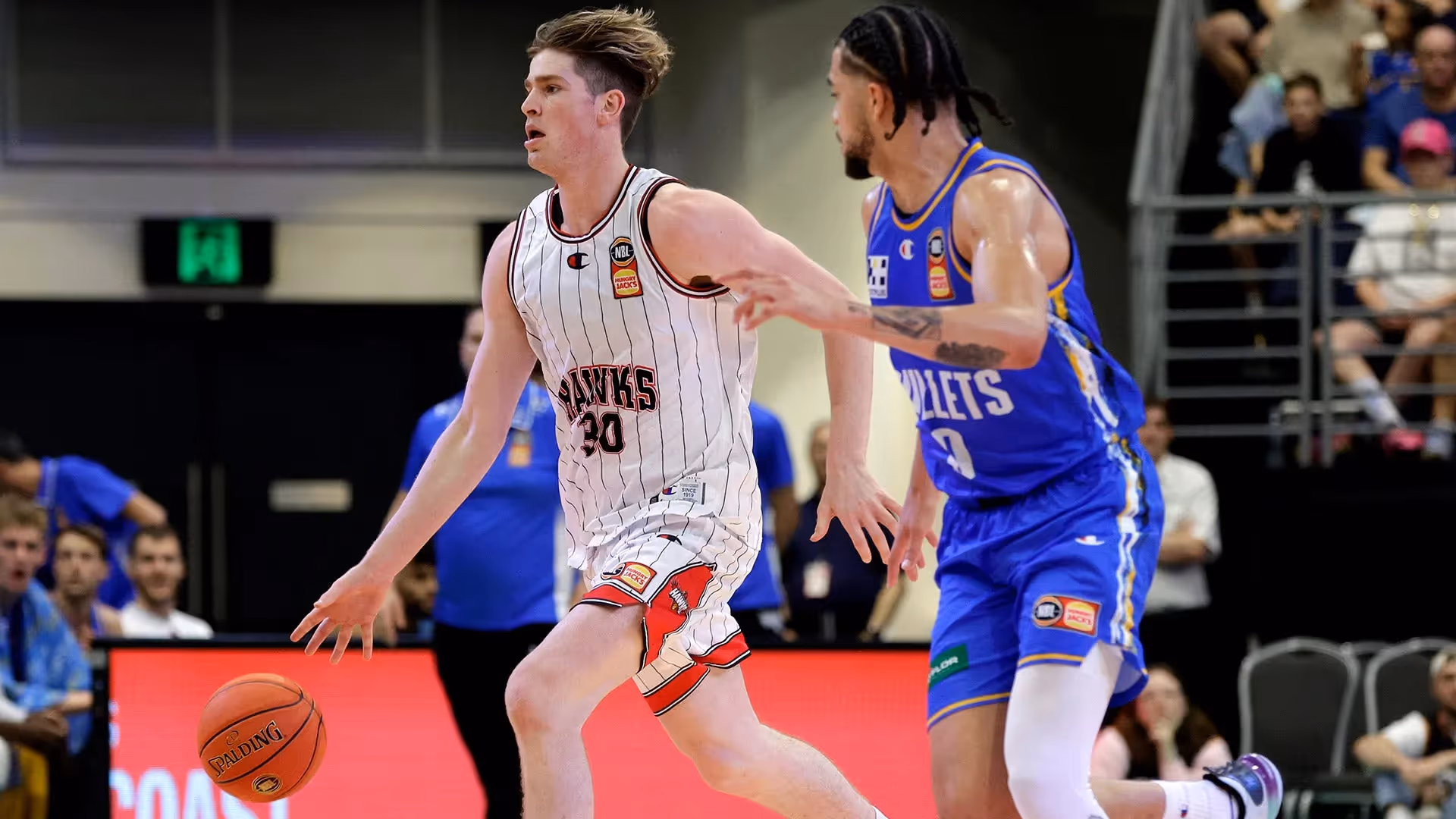 Hawks beat Bullets as Olbrich, Baynes shine