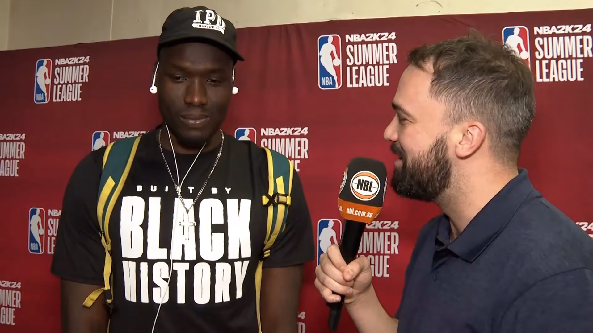 Thybulle Crashes Reath Interview (Summer League, 2023)