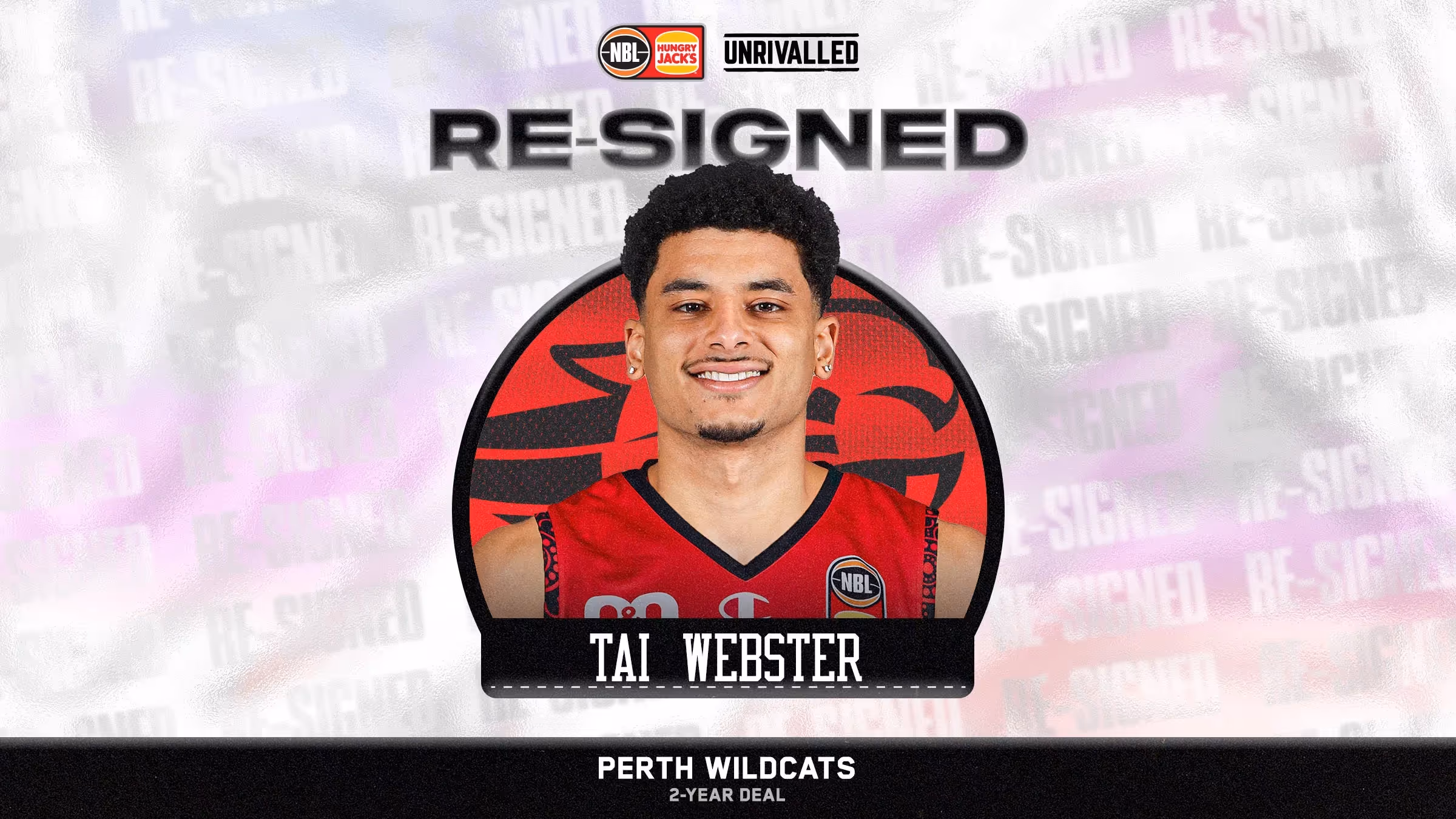 Tai Webster Re-Signs with Perth