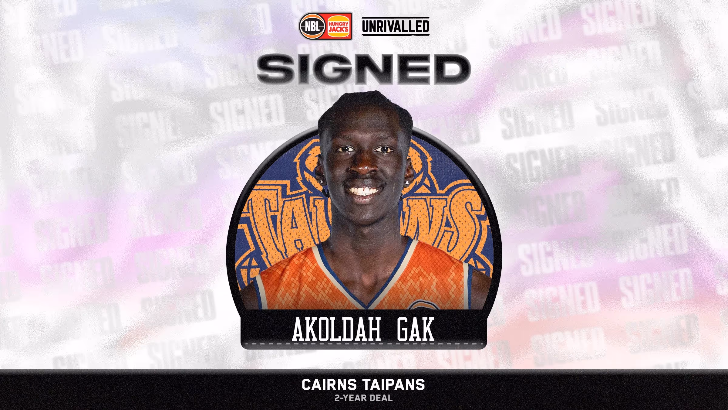 NBA Aspirant Gak Signs in Cairns