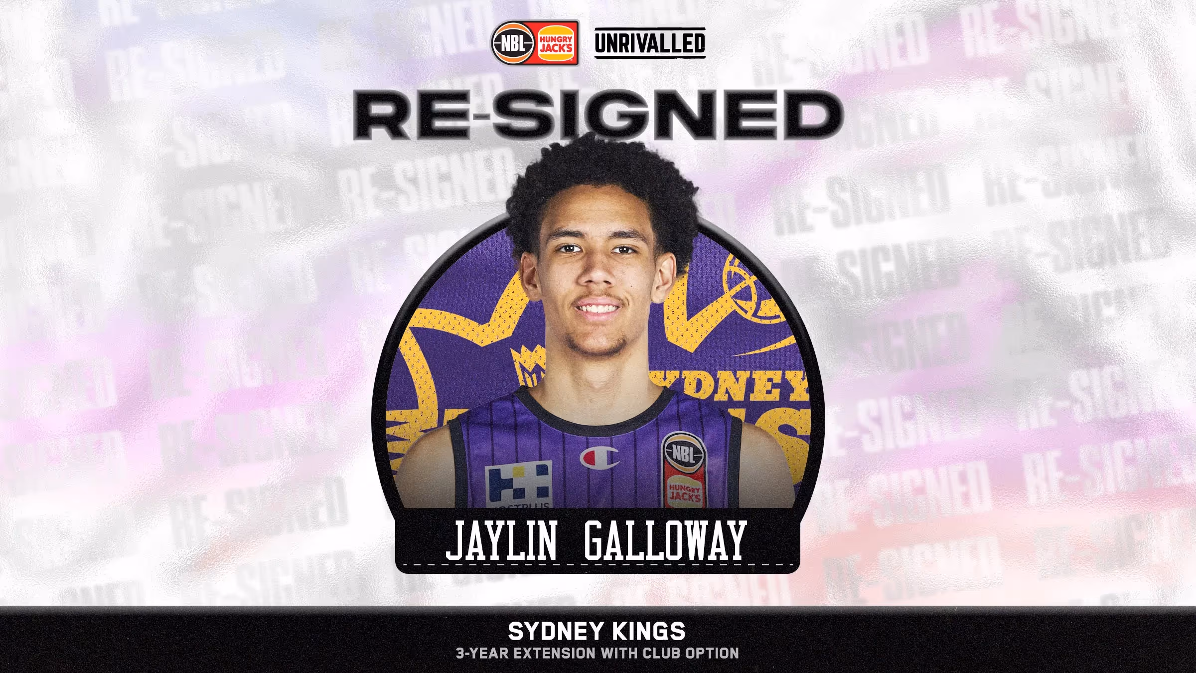 Kings Re-Sign Emerging Talent