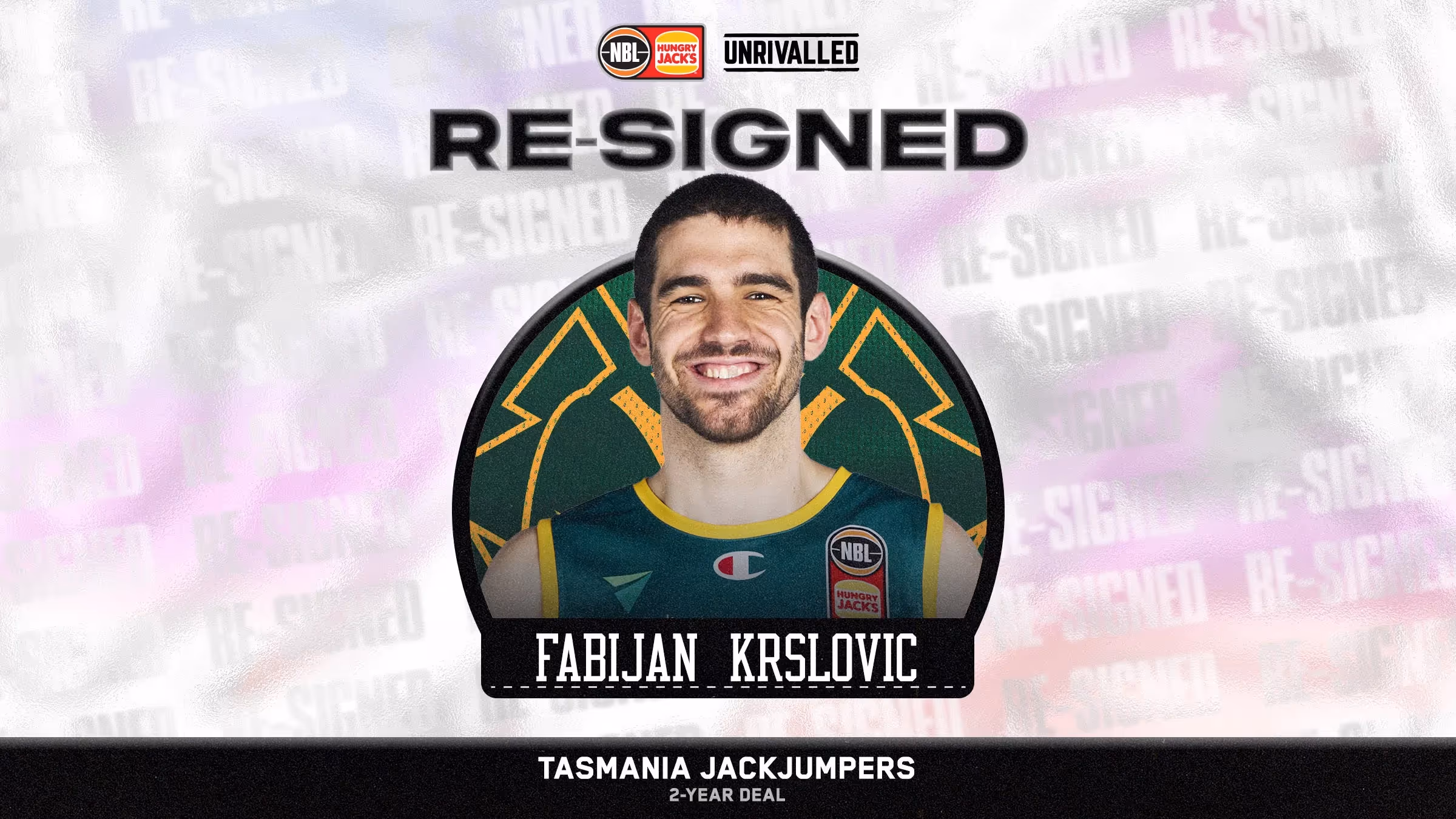 Krslovic Inks Two-Year Extension with Tasmania