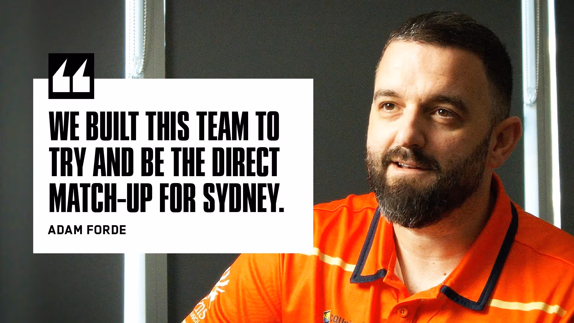 Adam Forde on Playing the Kings