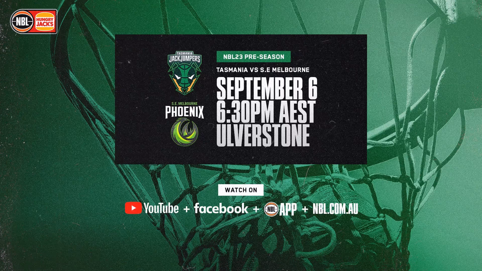 WATCH LIVE: JackJumpers v Phoenix