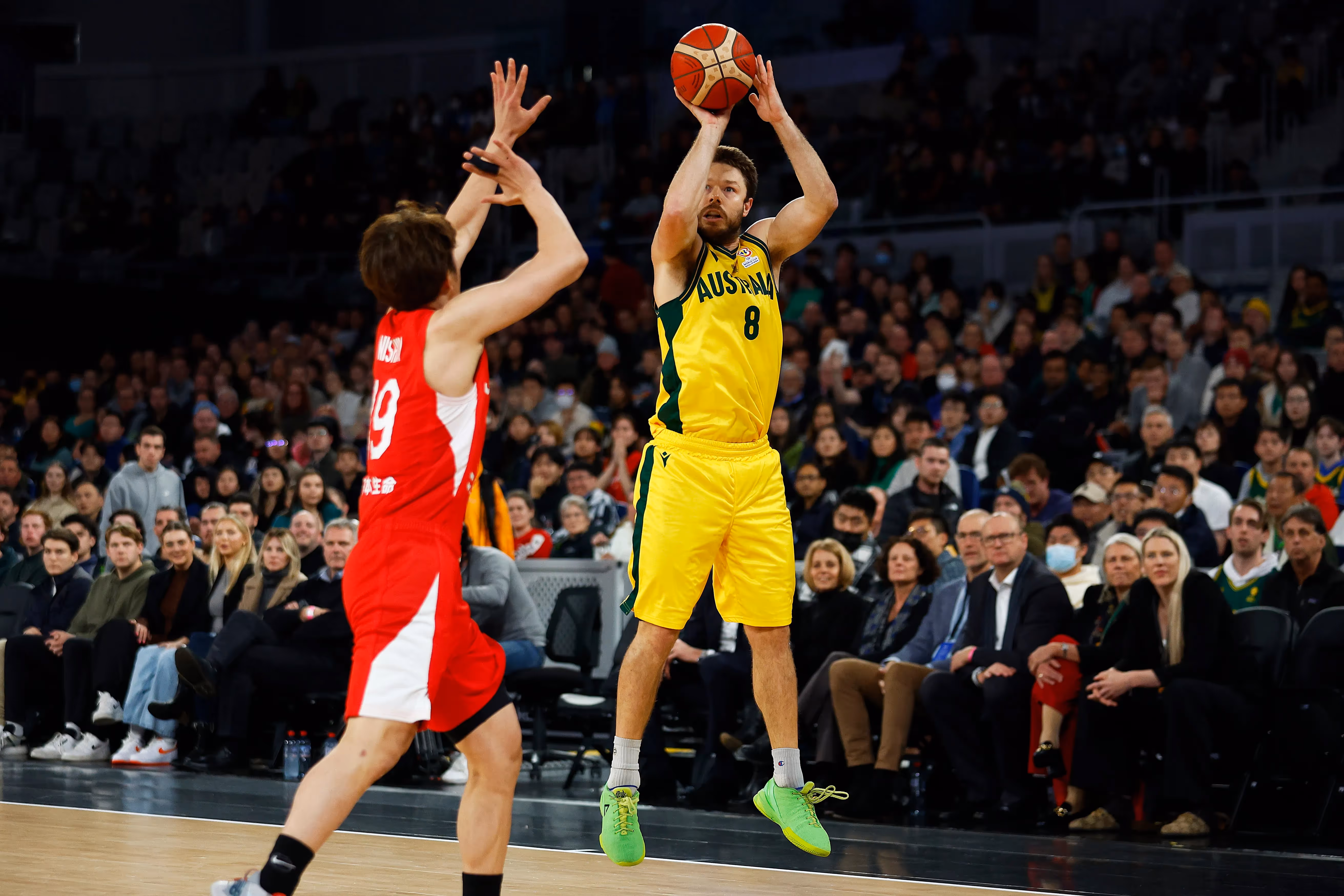 Boomers Stay Unbeaten with Hammering of Japan