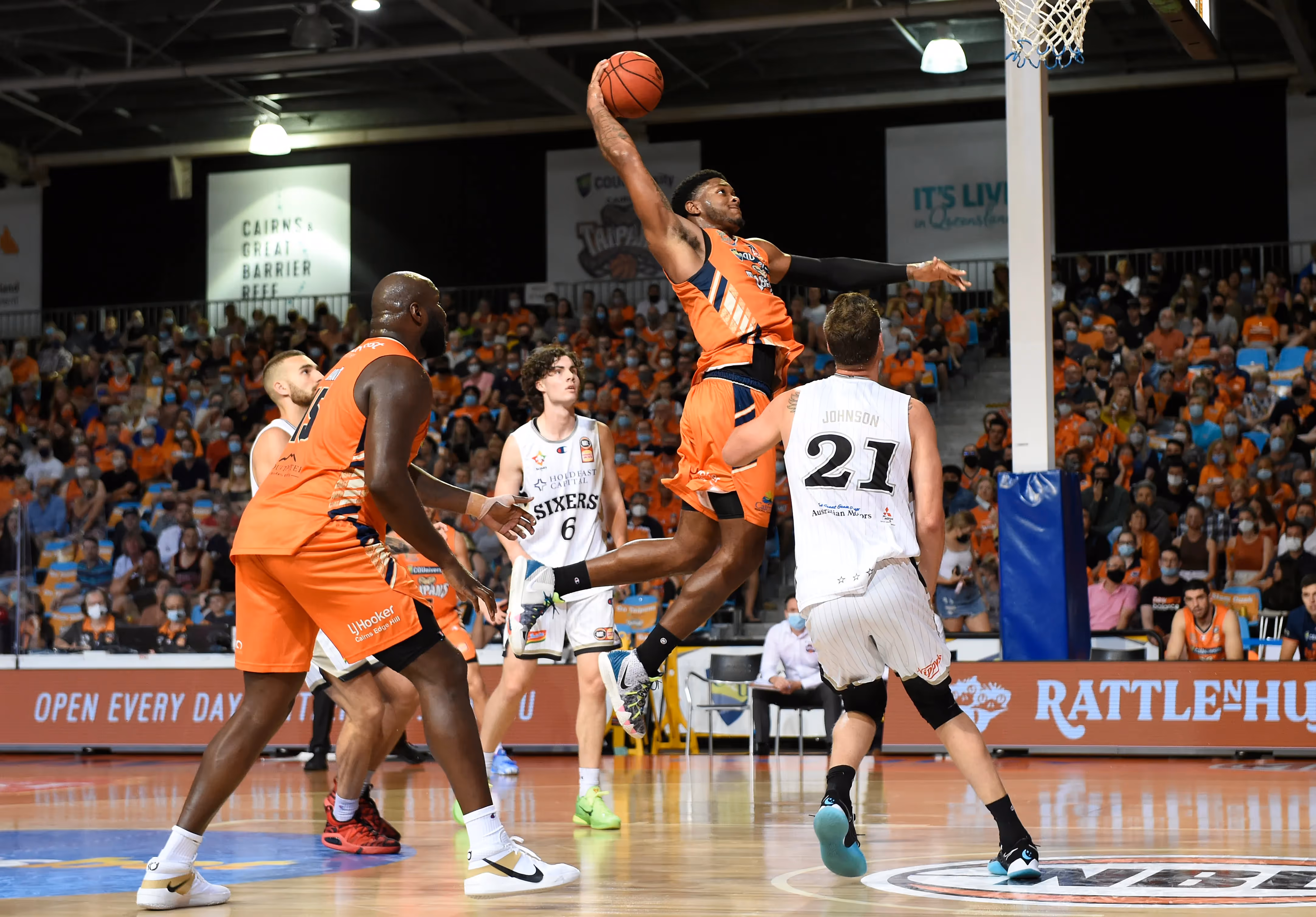 Taipans young guns step up to take down 36ers in Cairns