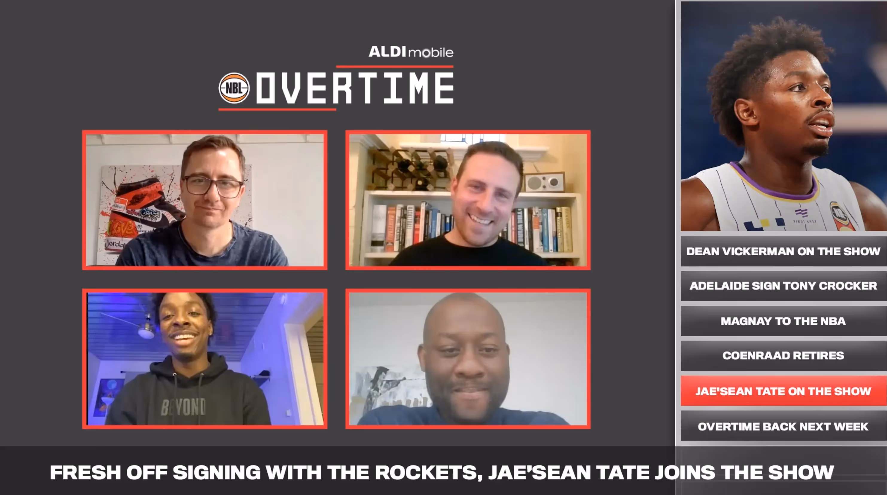NBL Overtime | December 1 with Jae'Sean Tate and Dean Vickerman