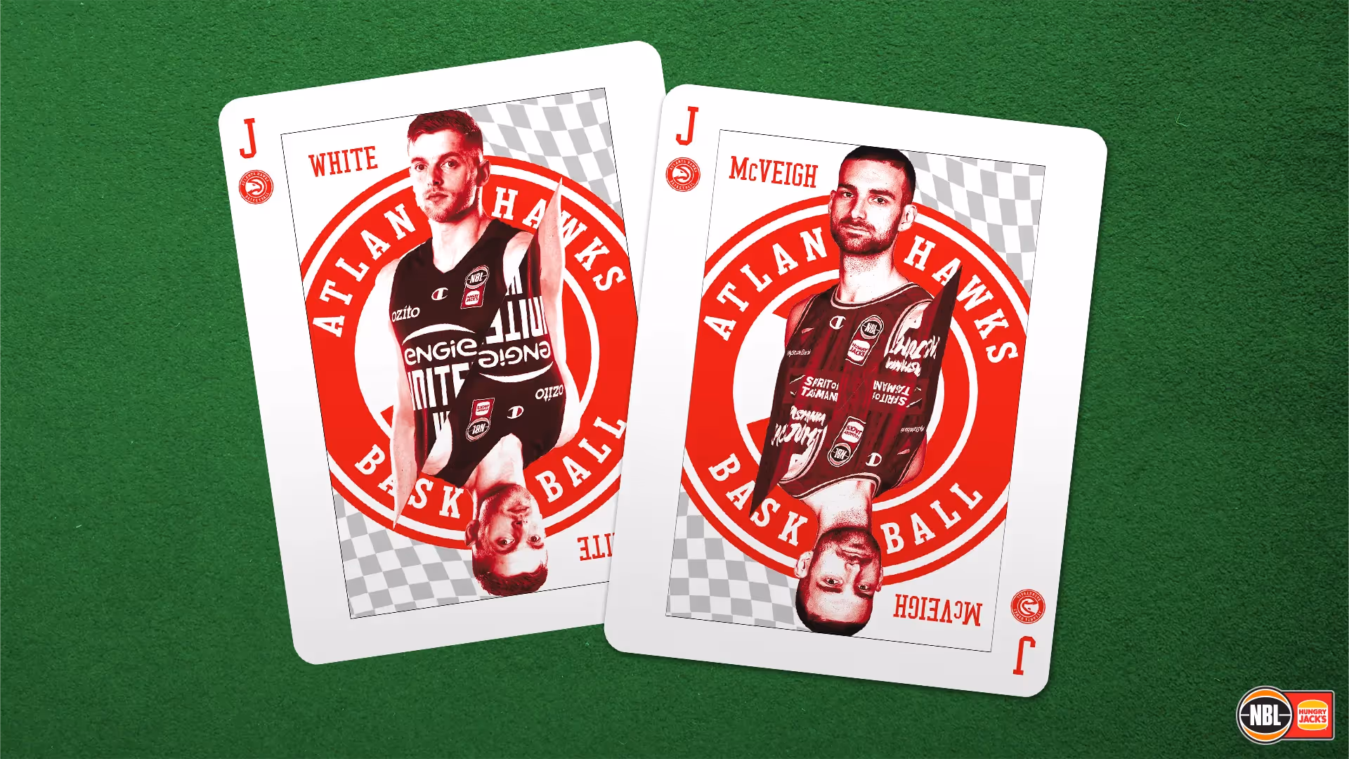 Two Jacks on the table in Hawks' Vegas hand