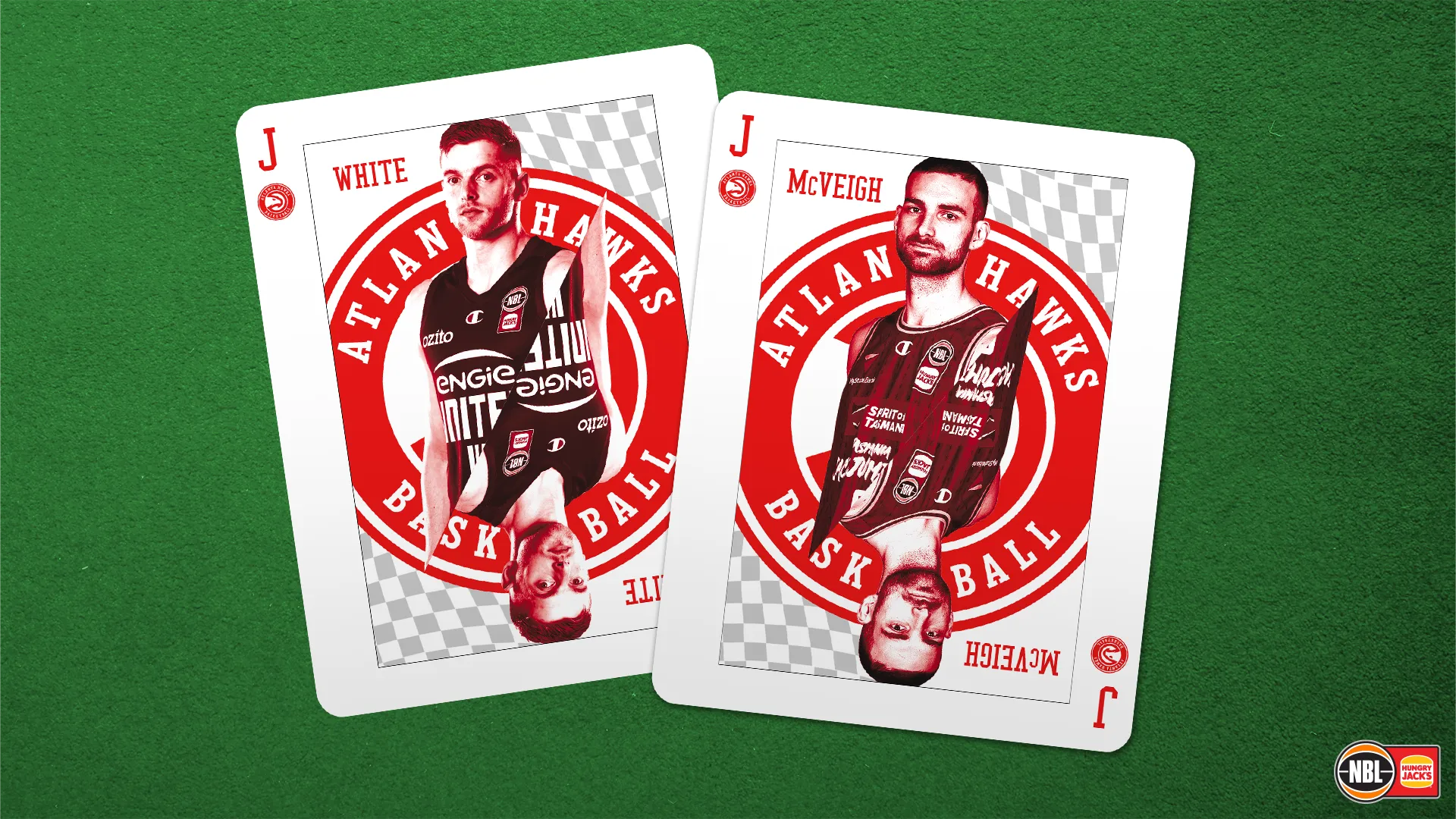 Two Jacks on the table in Hawks' Vegas hand