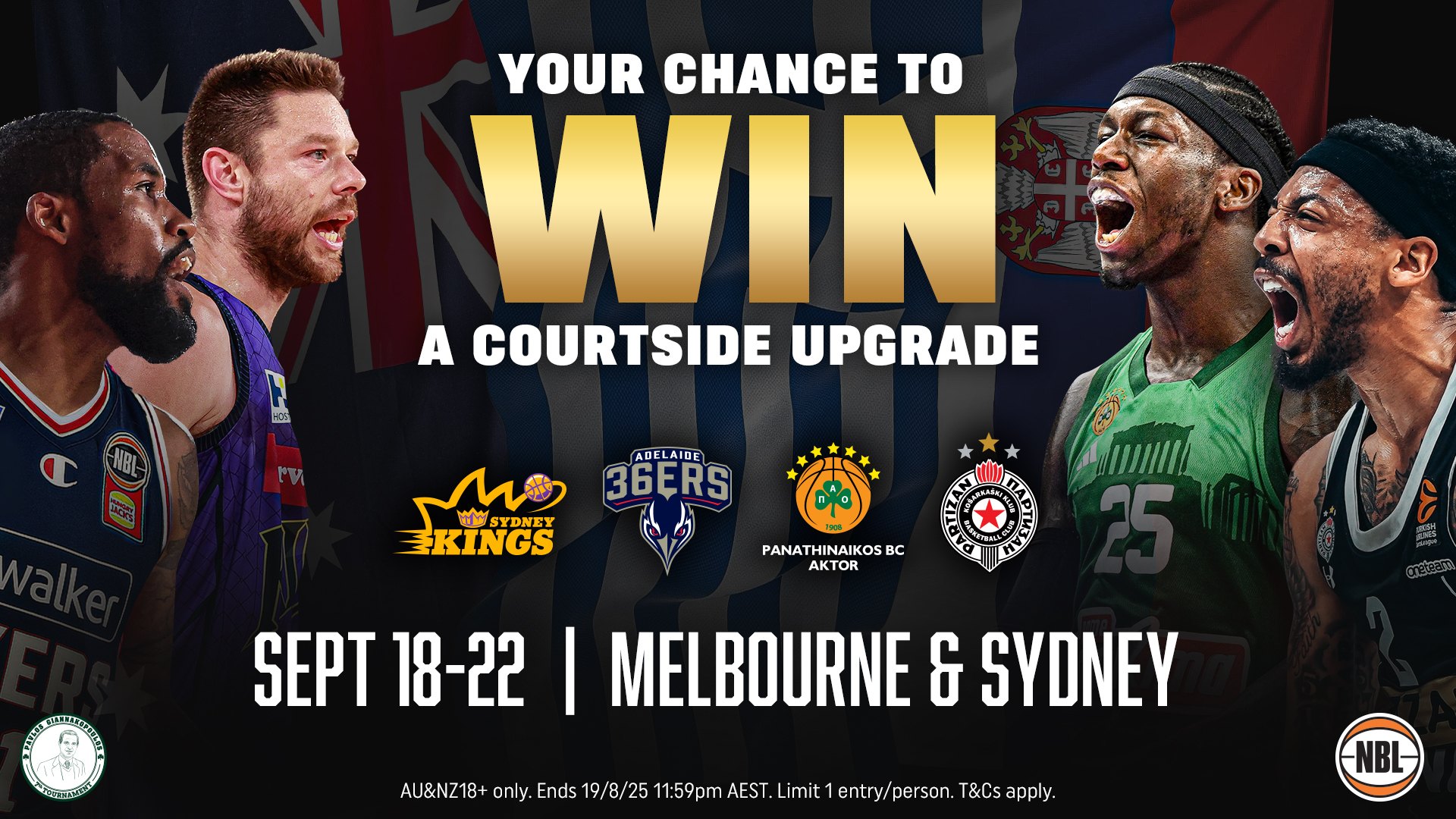 Win a courtside upgrade for European powerhouses