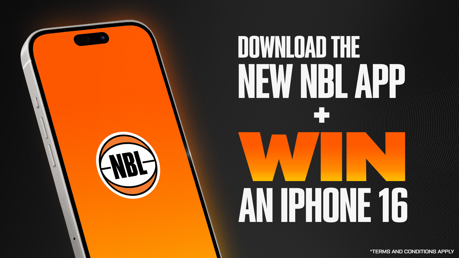 Win an iPhone 16 with the new all-in-one NBL App