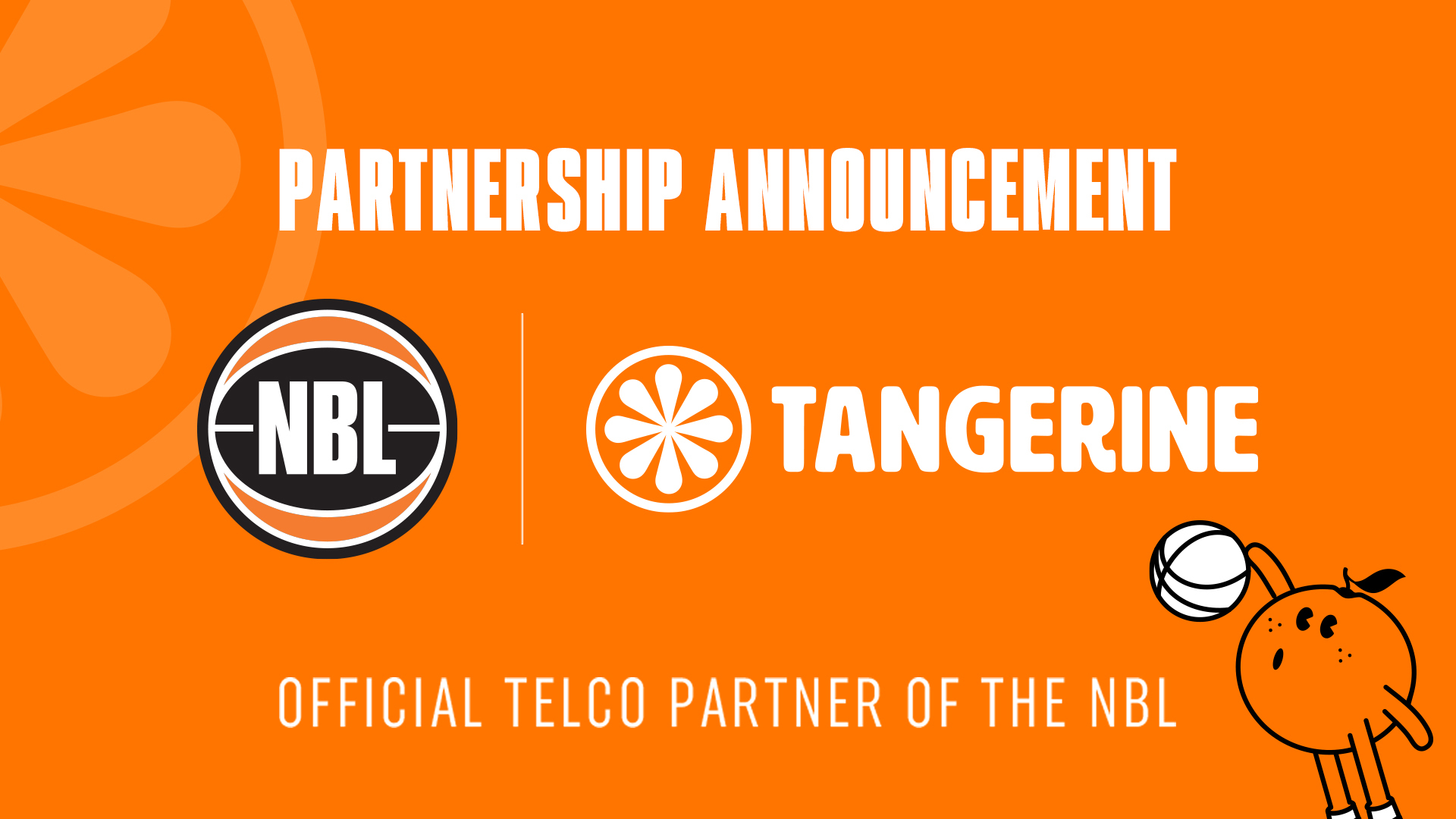 Tangerine connects with the NBL as Exclusive Telco Sponsor