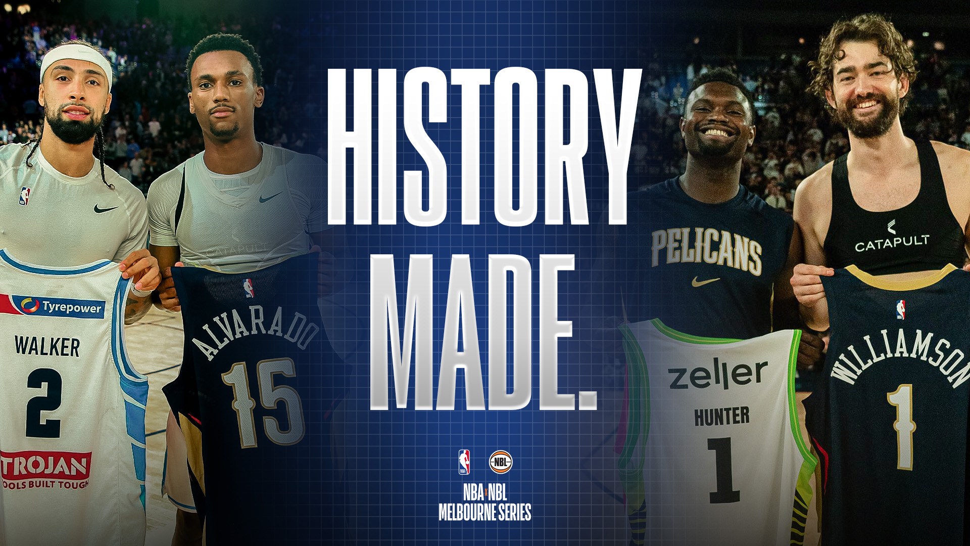 History made - NBAxNBL Melbourne Series