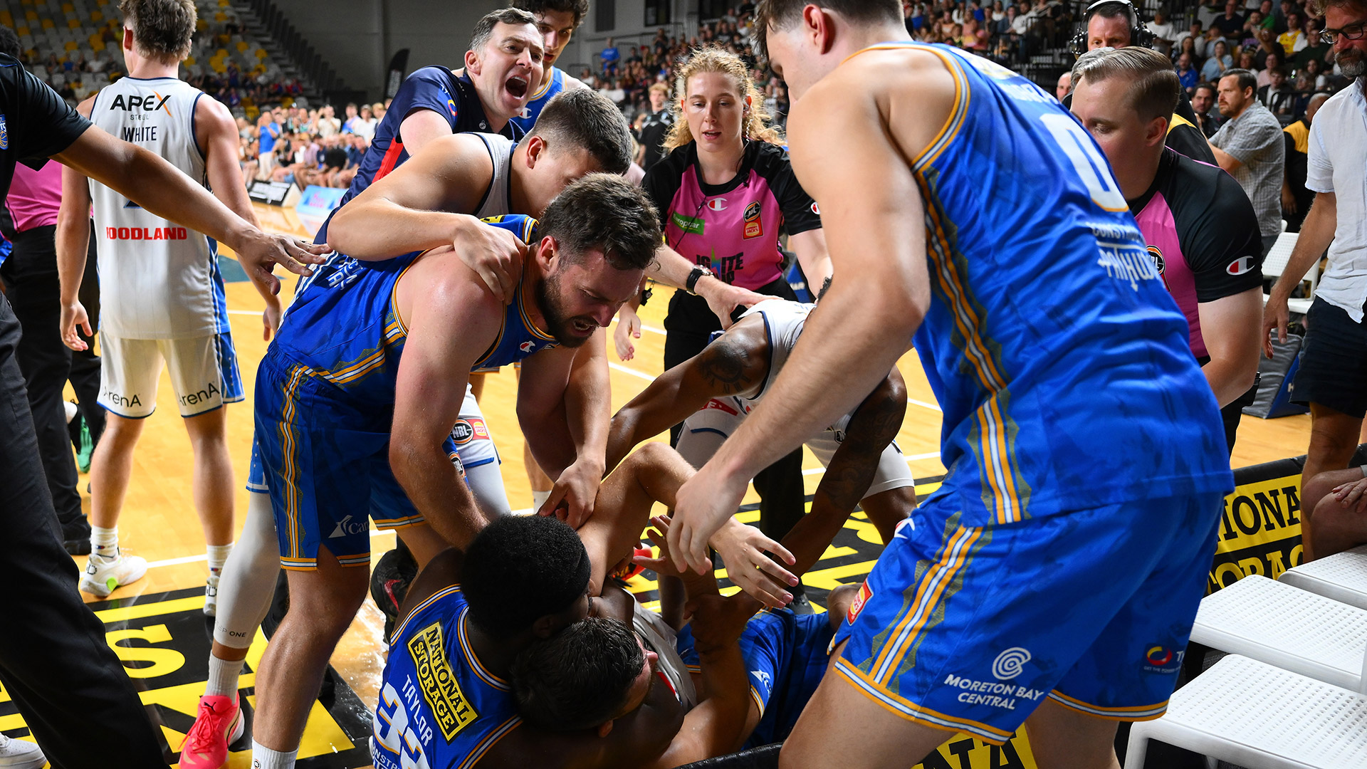 Suspensions, fines after fiery clash