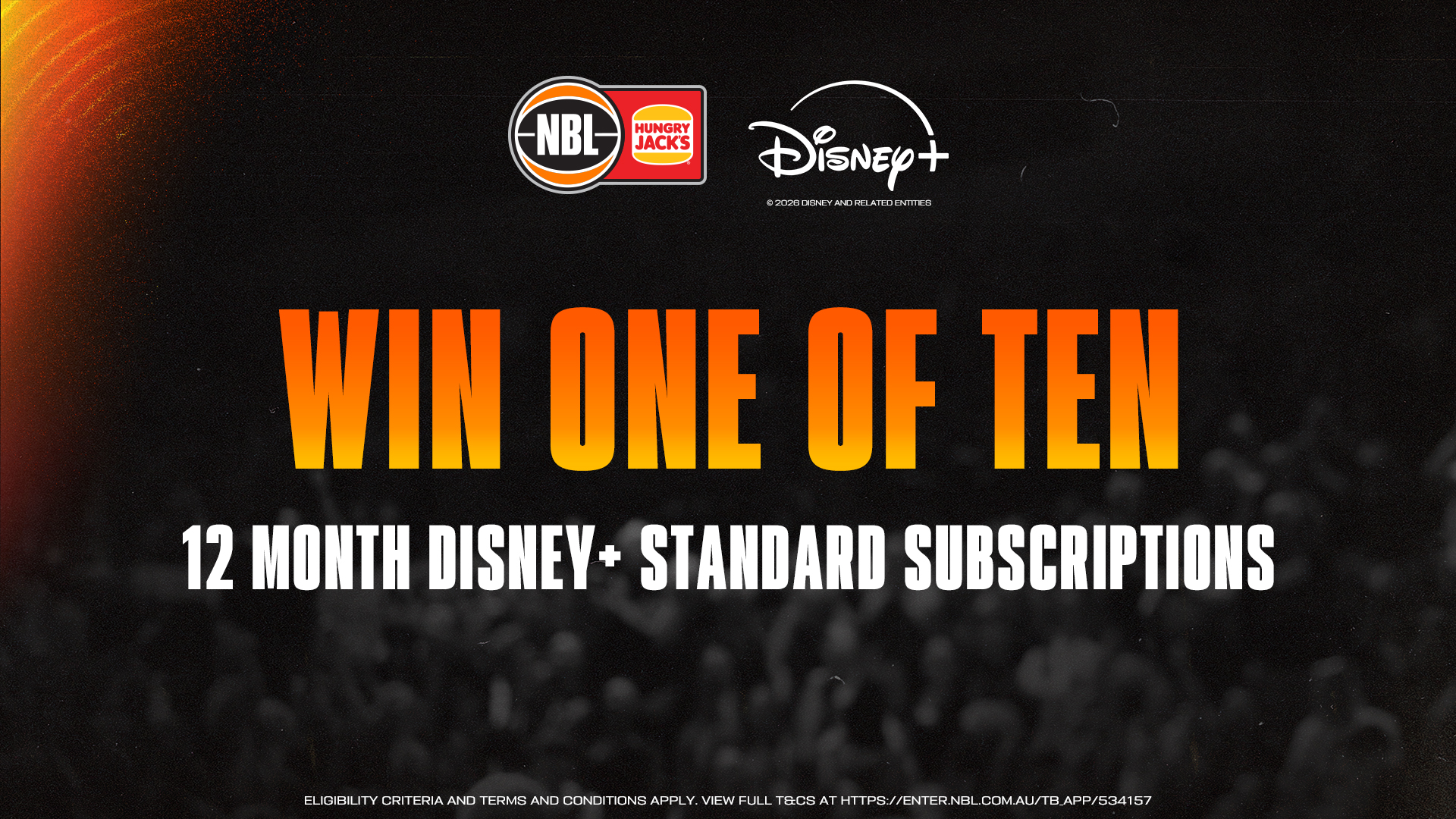 Win a 12-Month Disney+ Standard Subscription