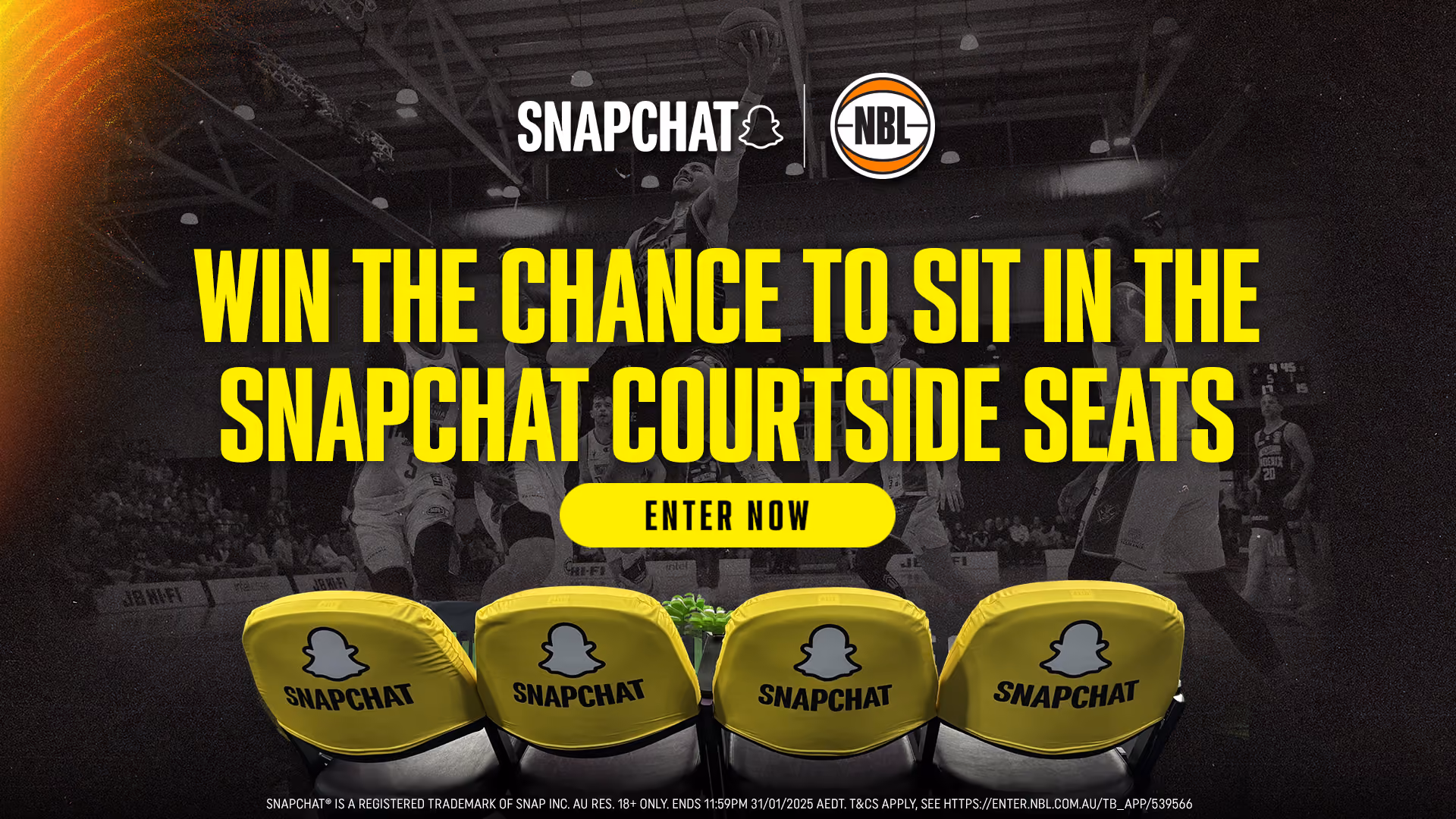 Snapchat | Sit in Snapchat Courtside Seats