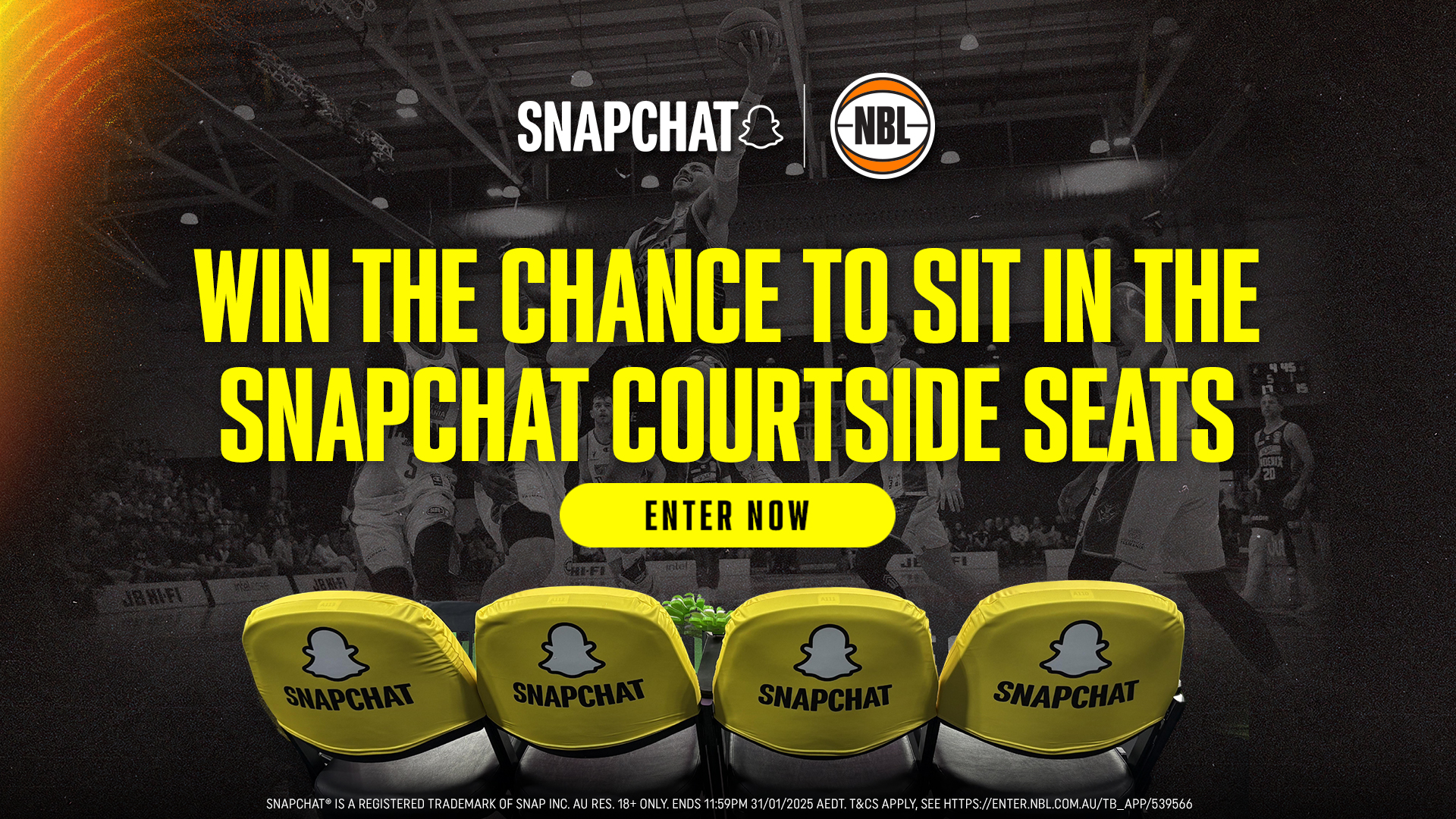 Snapchat | Sit in Snapchat Courtside Seats