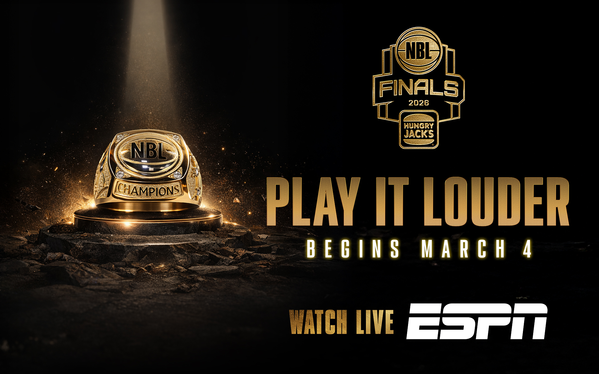 Hungry Jack's NBL26 Finals: PLAY IT LOUDER