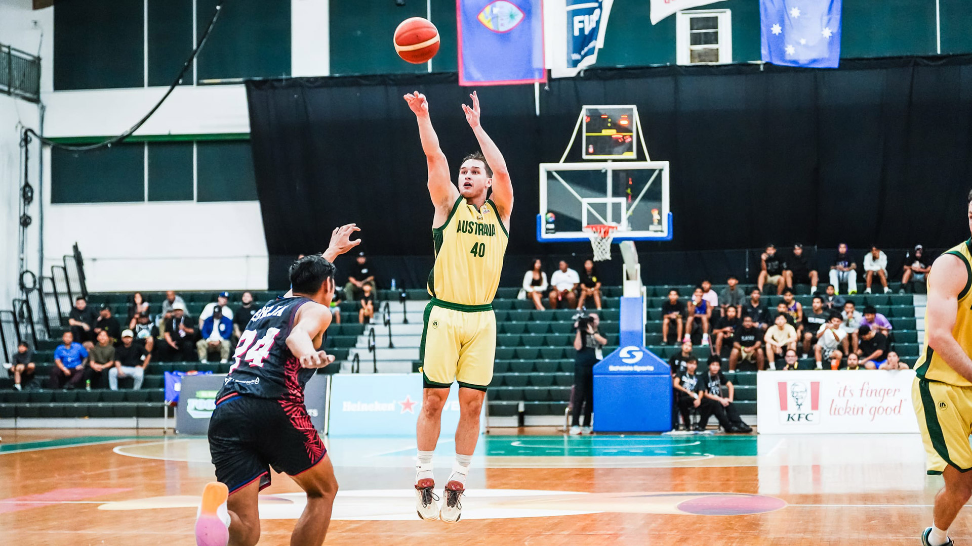 Krebs, Pepper shoot Boomers to Guam win