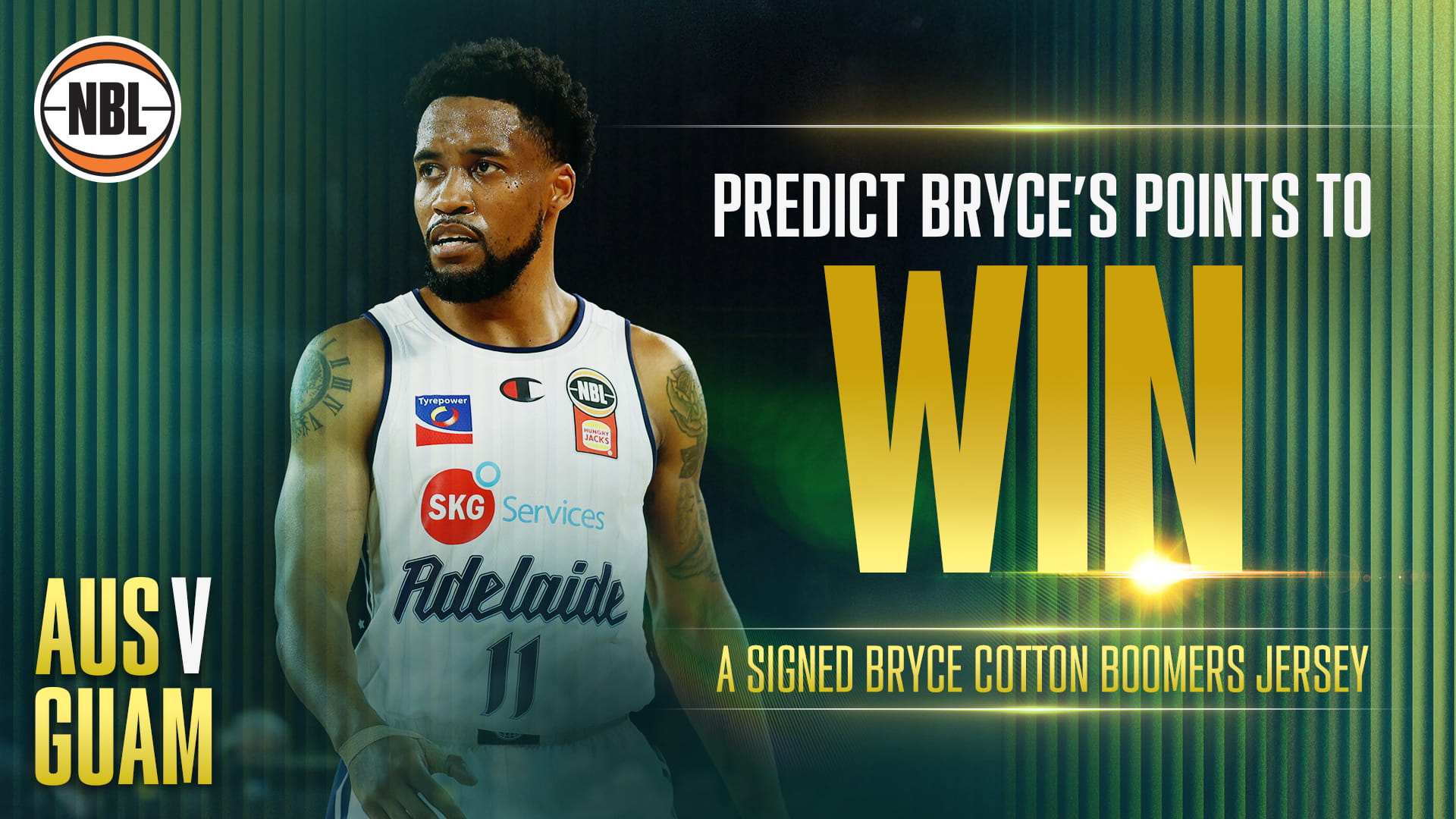 PREDICT AND WIN: Signed Boomers jersey