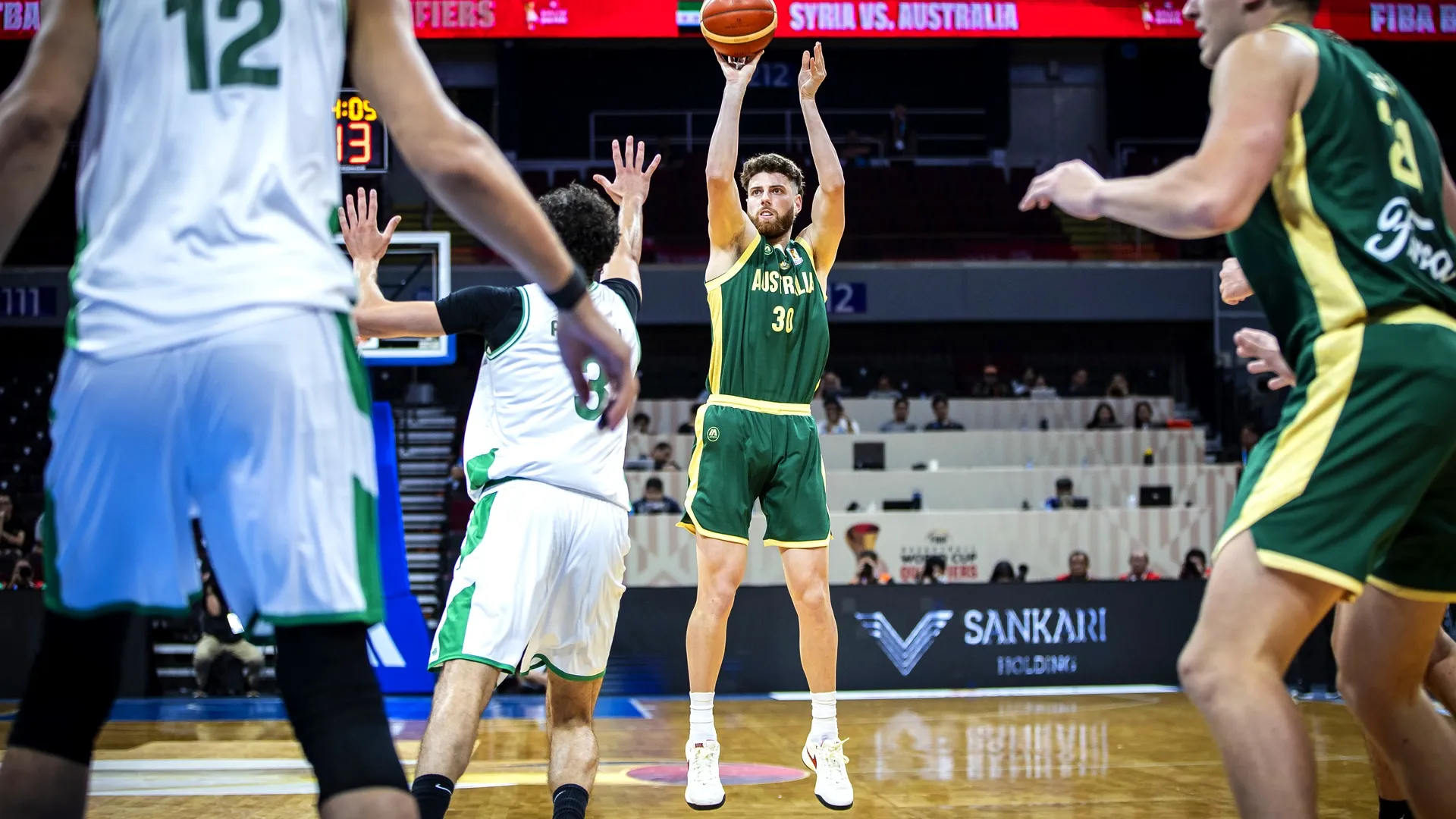 Boomers back court fires against Jordan