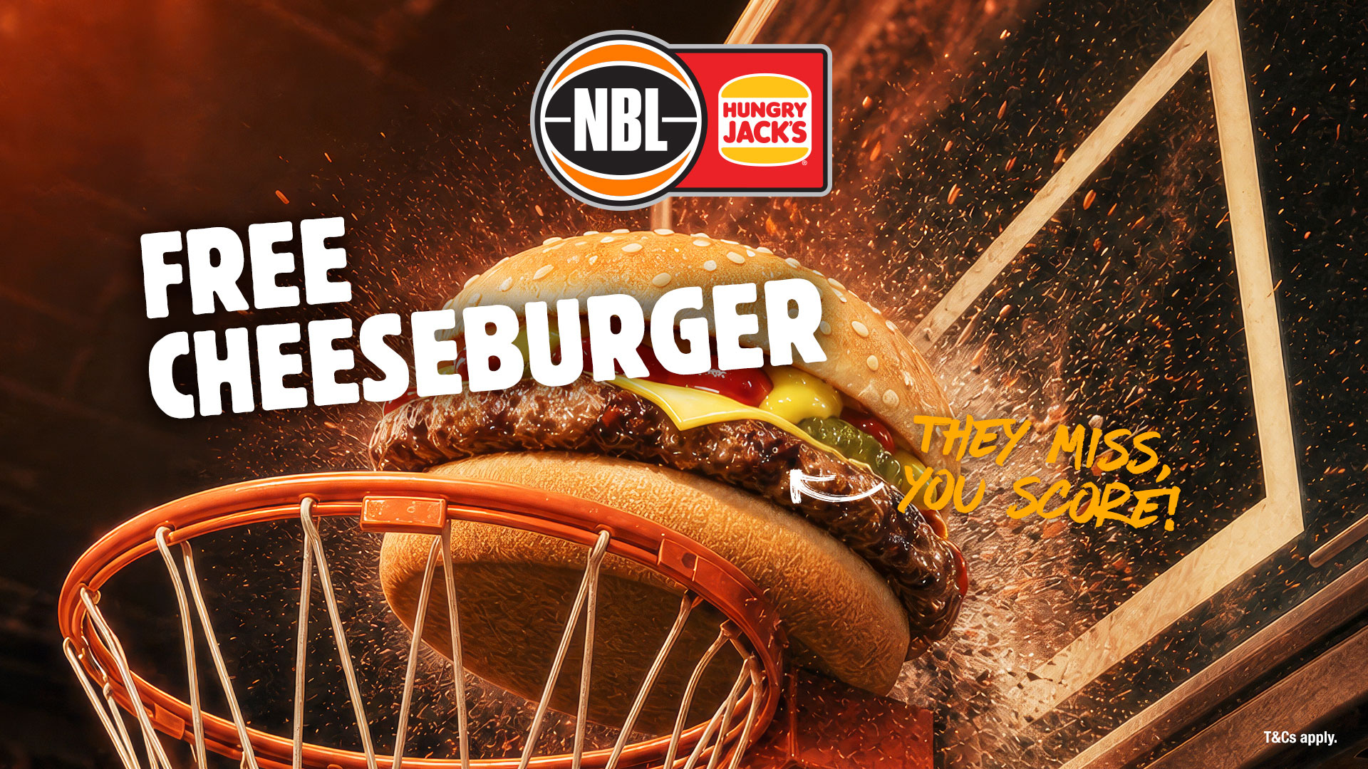 How to get FREE Hungry Jack's Cheeseburgers by watching NBL27 games
