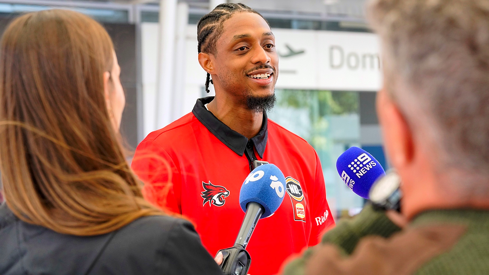 Fresh off a 30-hour flight, Knight wants in straight away