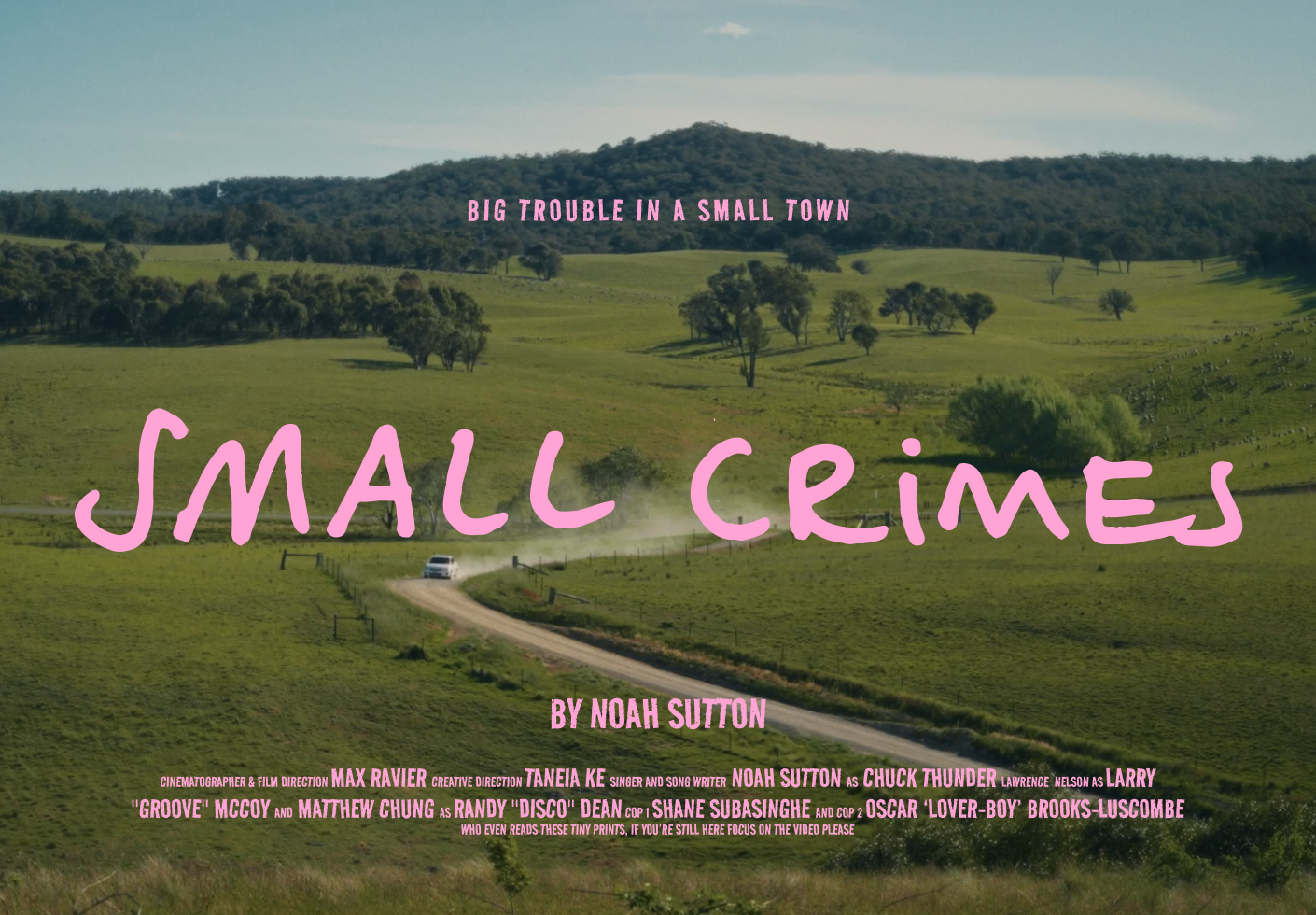 small crimes music video title