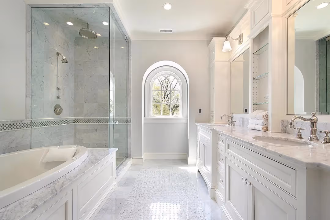 Updating your bathroom doesn't have to be difficult or expensive. Focus on making purposeful changes, especially with hardware and cabinets.